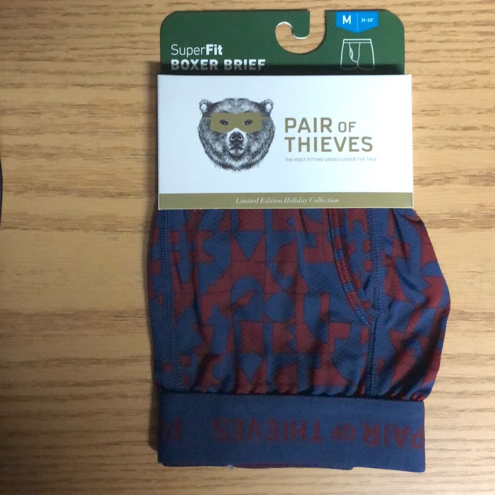 !!SOLD!!SuperFit Boxer Pair of Thieves underwear